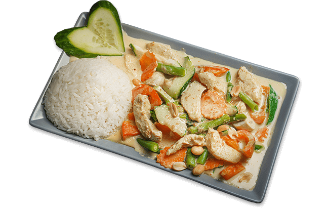 Produktbild Erdnuss Curry Hähnchen