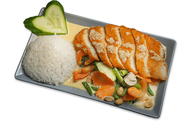 Produktbild Erdnuss Curry Hähnchen kross