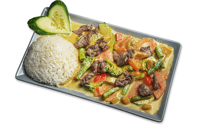 Produktbild Erdnuss Curry Rindfleisch