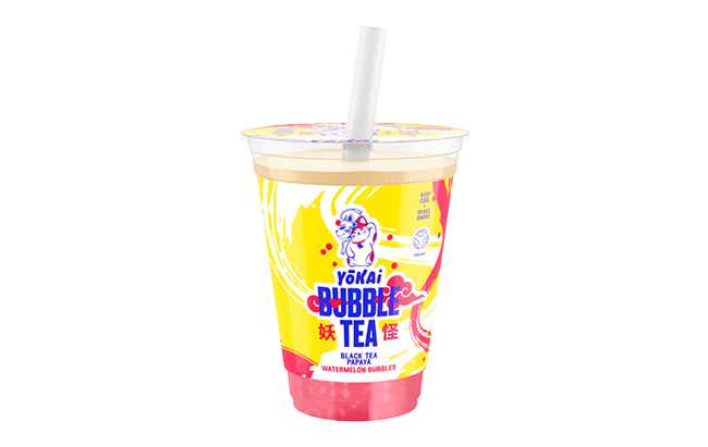 Produktbild YOKAI BUBBLE TEA Black Tea Papaya