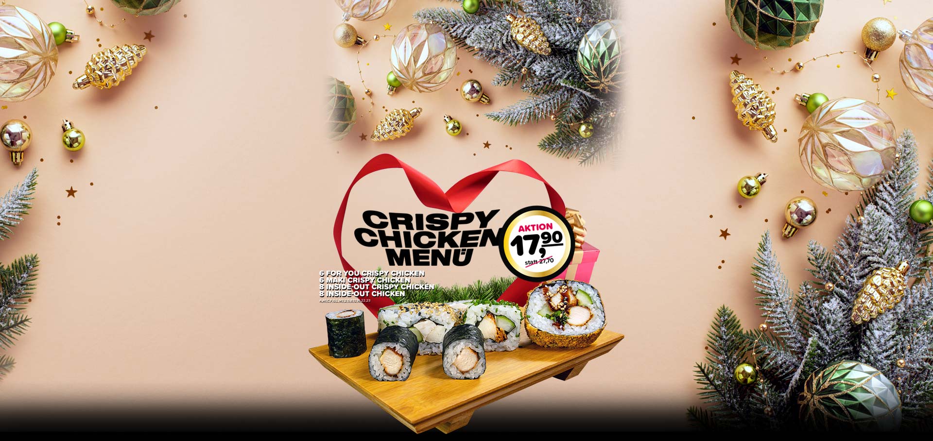 Crispy Chicken Menü