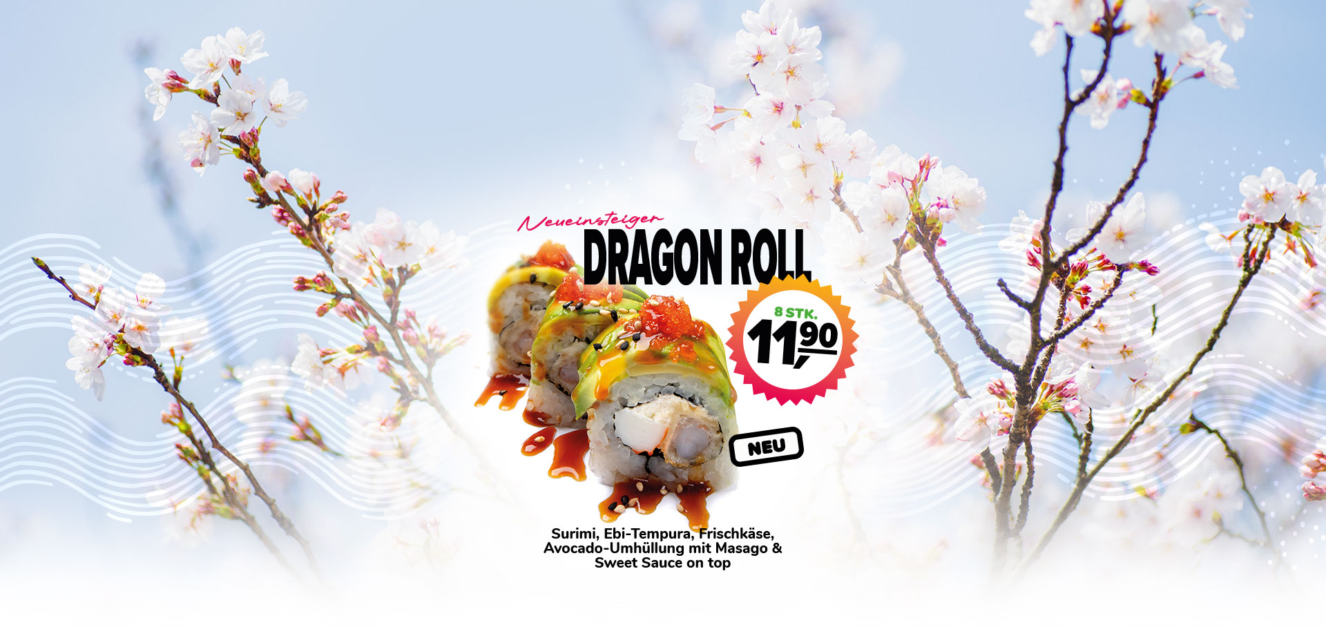 Inside-Out Dragon Roll