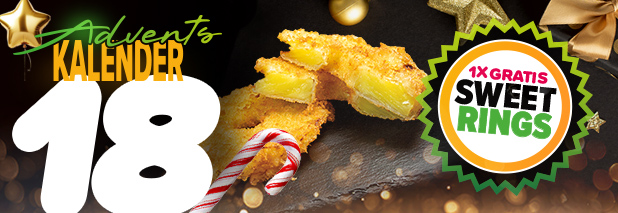 Adventskalender Tür 18 – 1x Sweet Rings gratis*
