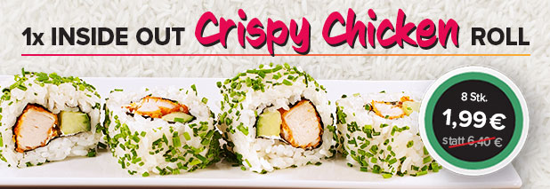 Inside Out Crispy Chicken Roll*
