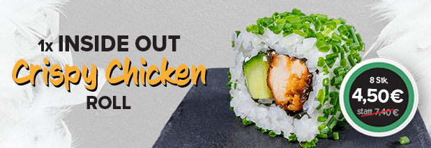 Inside Out Crispy Chicken Roll*